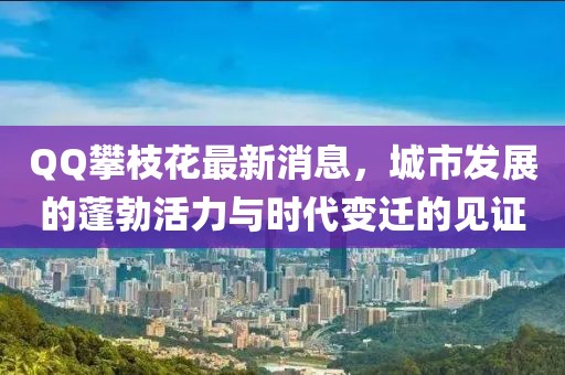 QQ攀枝花最新消息，城市發(fā)展的蓬勃活力與時代變遷的見證
