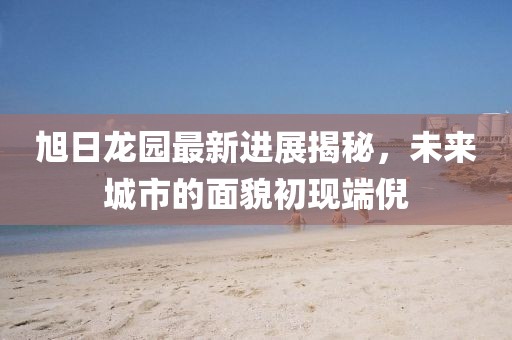 旭日龍園最新進(jìn)展揭秘，未來城市的面貌初現(xiàn)端倪