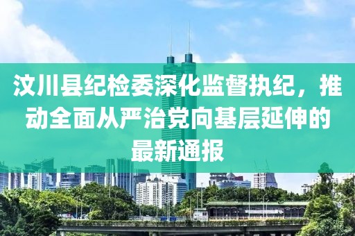 汶川縣紀(jì)檢委深化監(jiān)督執(zhí)紀(jì)，推動全面從嚴(yán)治黨向基層延伸的最新通報