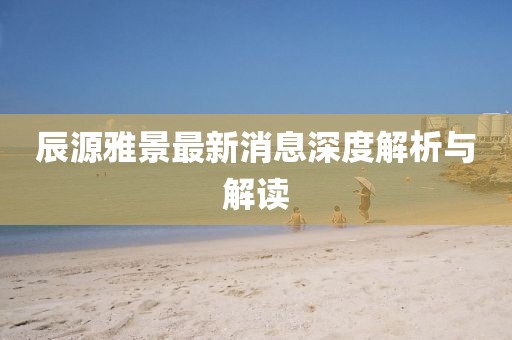 辰源雅景最新消息深度解析與解讀