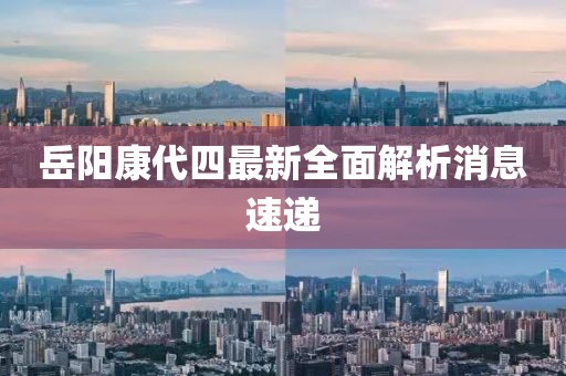 岳陽(yáng)康代四最新全面解析消息速遞
