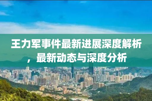 王力軍事件最新進(jìn)展深度解析，最新動(dòng)態(tài)與深度分析