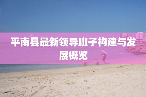 平南縣最新領(lǐng)導(dǎo)班子構(gòu)建與發(fā)展概覽