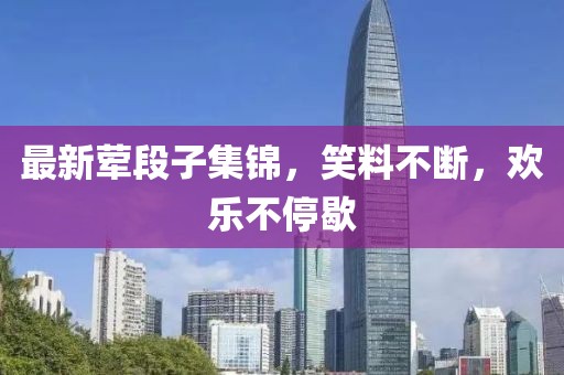 最新葷段子集錦，笑料不斷，歡樂(lè)不停歇